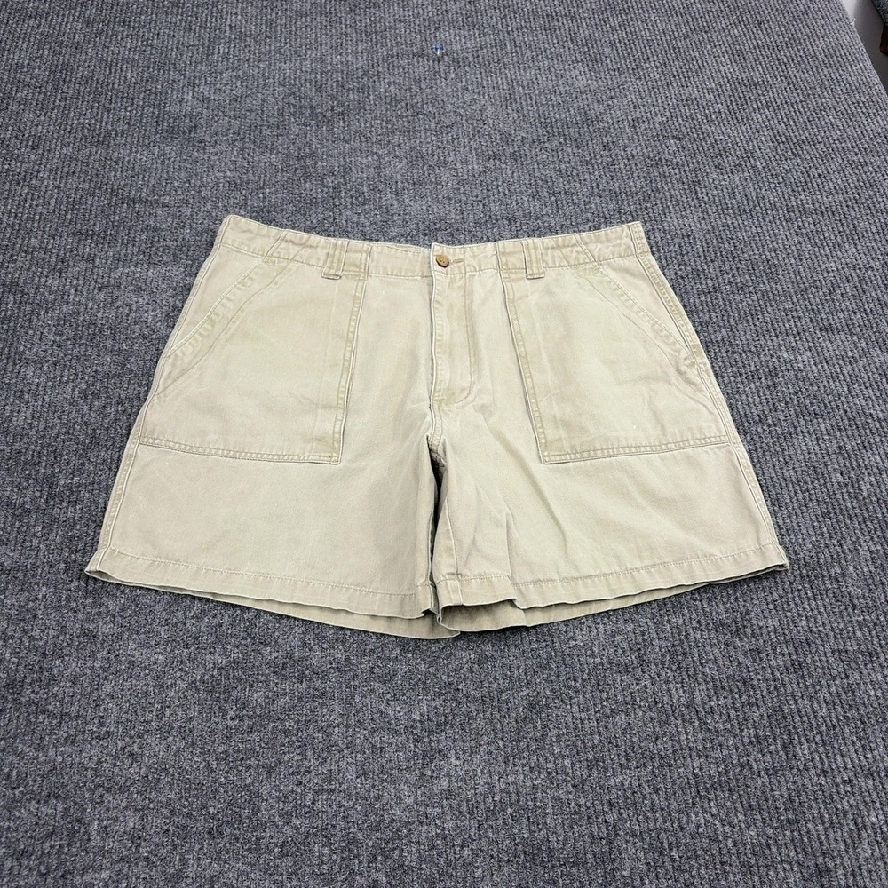 Vintage High Sierra‎ Shorts Mens 38 Khaki Cotton Cargo Pocket Gorpcore Outdoor